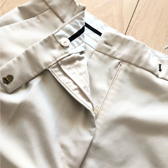 Zara High Waisted Wide Leg Pants in Oyster White Size M - Picture 5 of 11